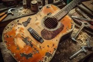 Comment rénover et réparer une vieille guitare acoustique ?